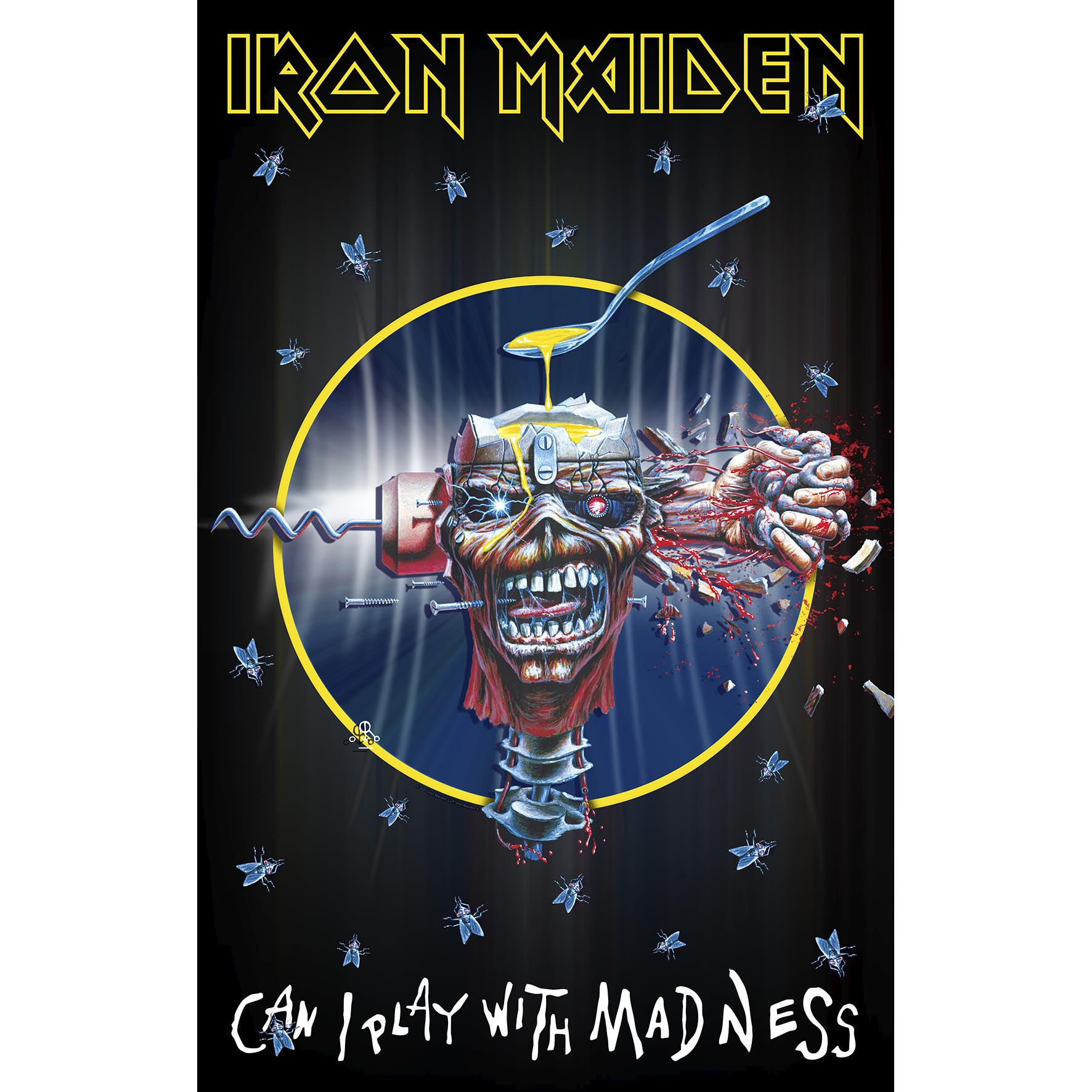 Iron Maiden Can I Play With Madness Flag