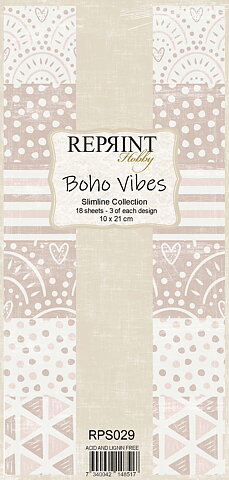 Paperpack Reprint - Slimline -  Boho Vibes pack  6x6