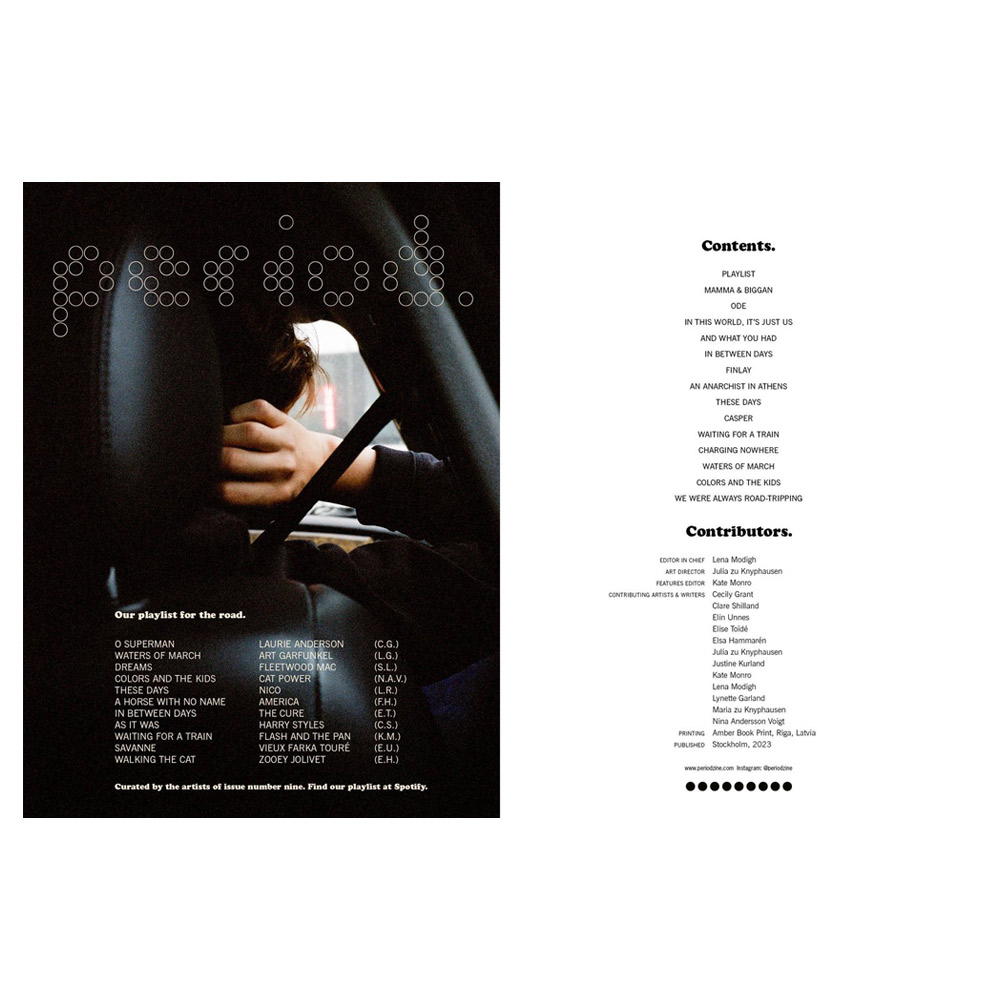 Period: Issue 9 - Roadtrip  - 2
