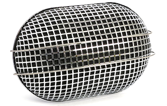 Luftrenare  Oval Screen  Keihin CV, Chr