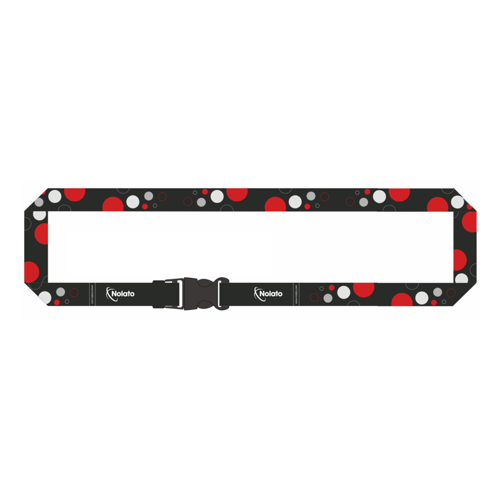 Luggage belt made of recycled PET