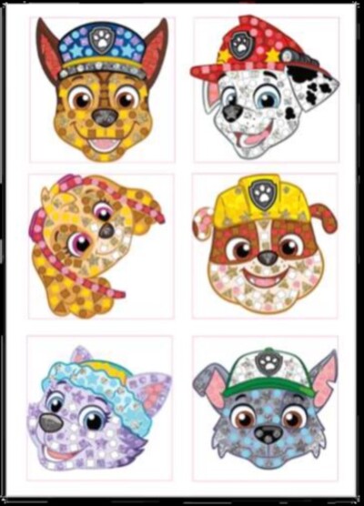Paw Patrol Mosaic Pictures - 2