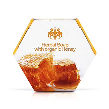herbal soap with honey 100g, axion esti, soap