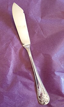 Old French fish knife electroplate