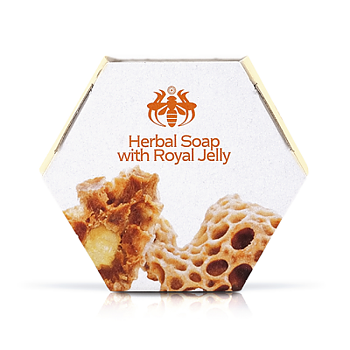 herbal soap with royal jelly 100g, axion esti, soap