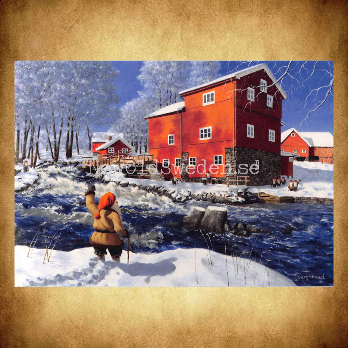 Kvarnen Vykort 575 Jan Bergerlind - 908 - 2
