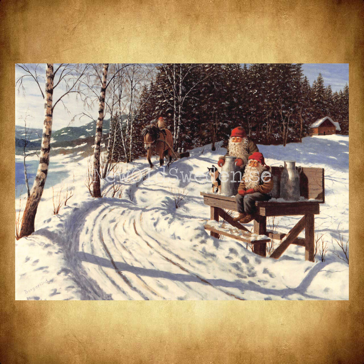Mjölkbordet Vykort 578 Jan Bergerlind - 908 - 2
