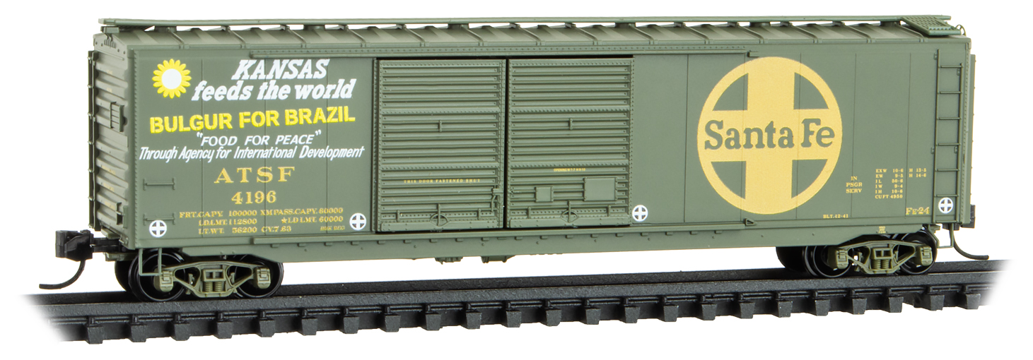 Box car 50' ATSF #4196