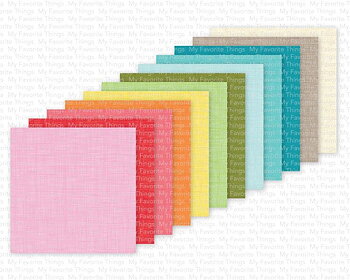 My Favorite Things -Colorful Canvas Paper Pad