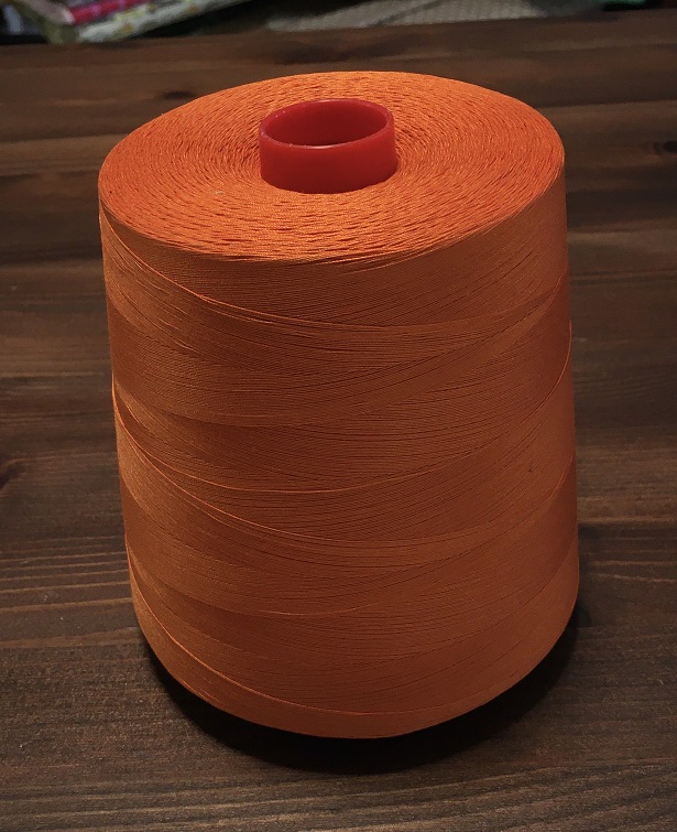 Mercericerad bomullstråd orange 40