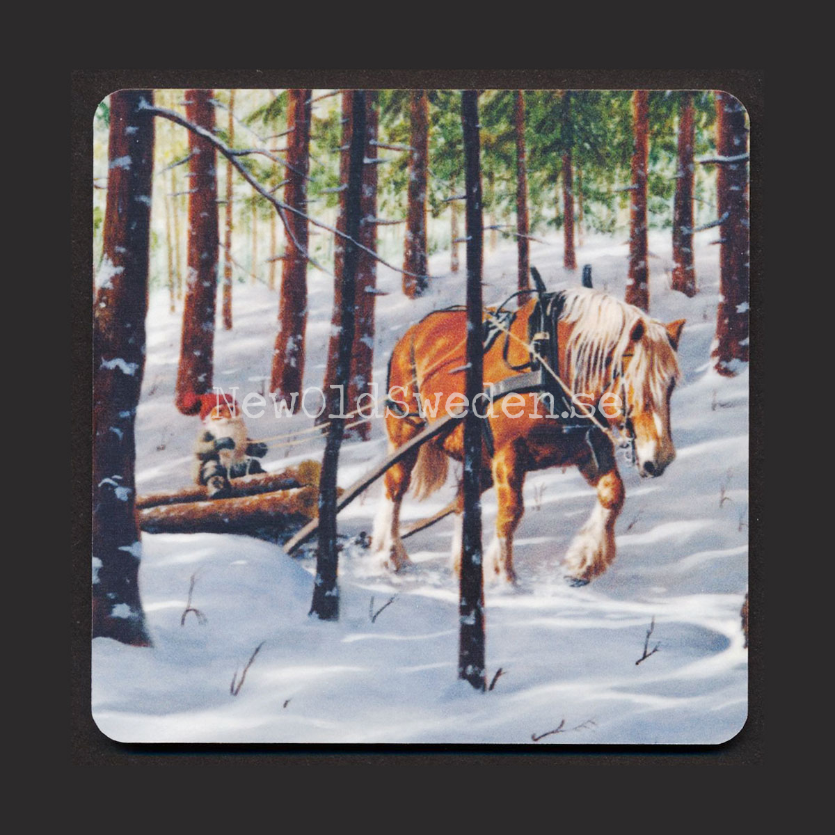Skogsarbete Glasunderlägg Jan Bergerlind - K9