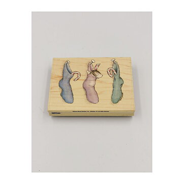 Stampabilities  Rubber Stamps Second Hand - House Mouse Candy Cane Dreams