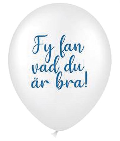 Ballonger Fy fan vad du är bra 8-pack - 2