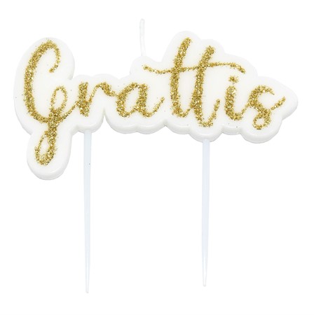 Tårtljus Grattis