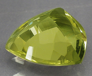 Piedra preciosa de cuarzo limón natural con forma de trilliante lujosa grande de 10,95 ct - 3