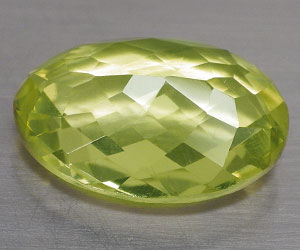 Piedra preciosa de cuarzo limón natural de forma ovalada grande y lujosa de 9,70 ct - 2
