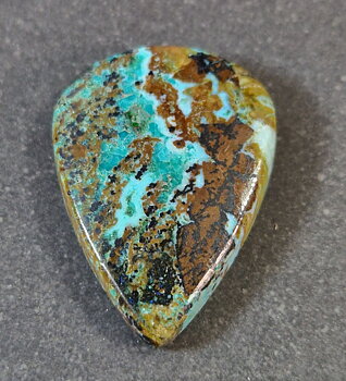  Krysokolla Cabochon - Droppe