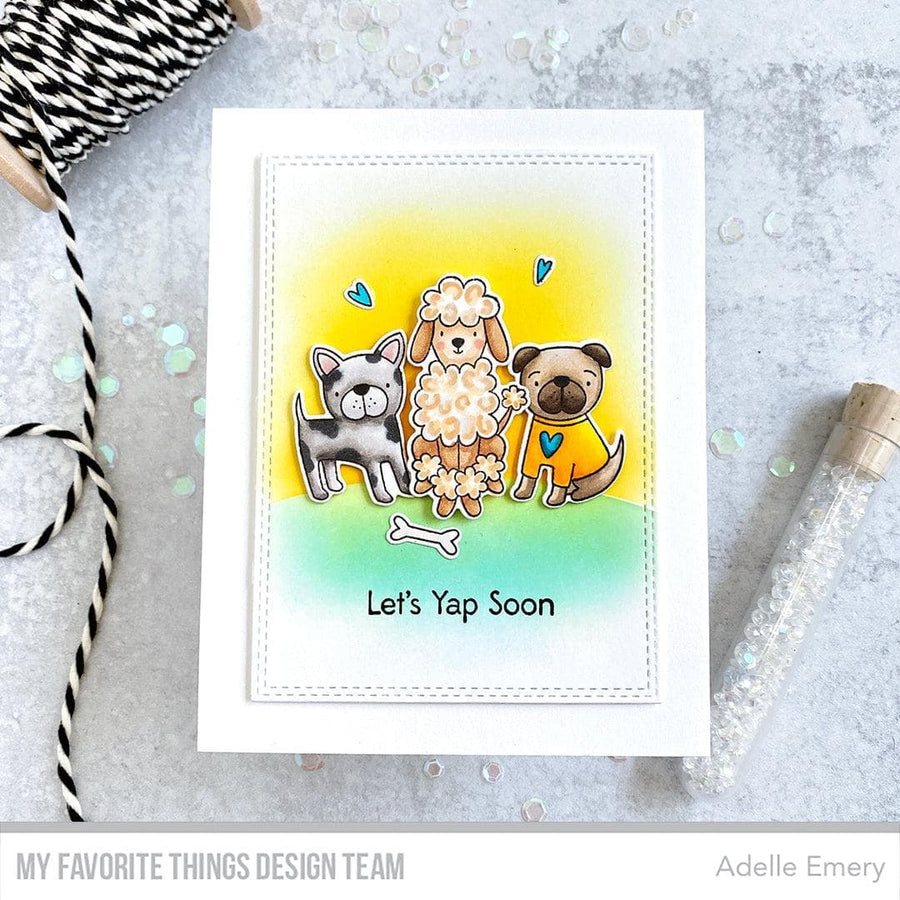 MY FAVORITE THINGS -Dog Squad STAMP & DIE  - 6