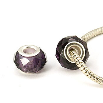 Charm - Facetterad Mörklila