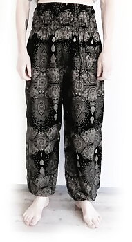 Paisley Temple Mandala  Raka ben byxor  