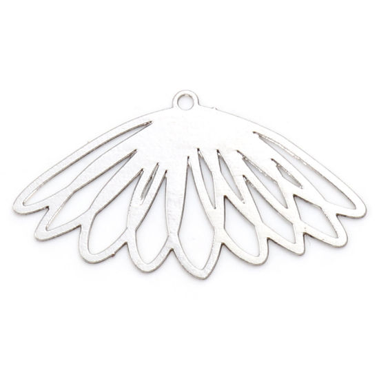 Berlock -  Blomma , Silver