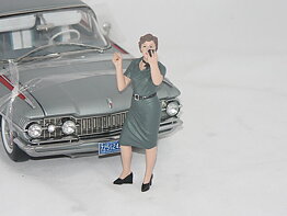50`s Style Figur IV 1:24  (BIL INGÅR EJ)  American Diorama