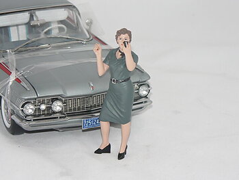 50`s Style Figur IV 1:24  (BIL INGÅR EJ)  American Diorama