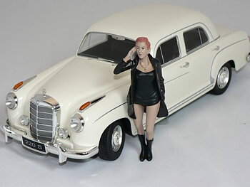 Figur (LADIES NIGHT GIANNA) BIL INGÅR EJ  1:24  American Diorama