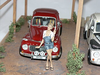 Figur Sofie 1:24 Bil ingår ej  American Diorama