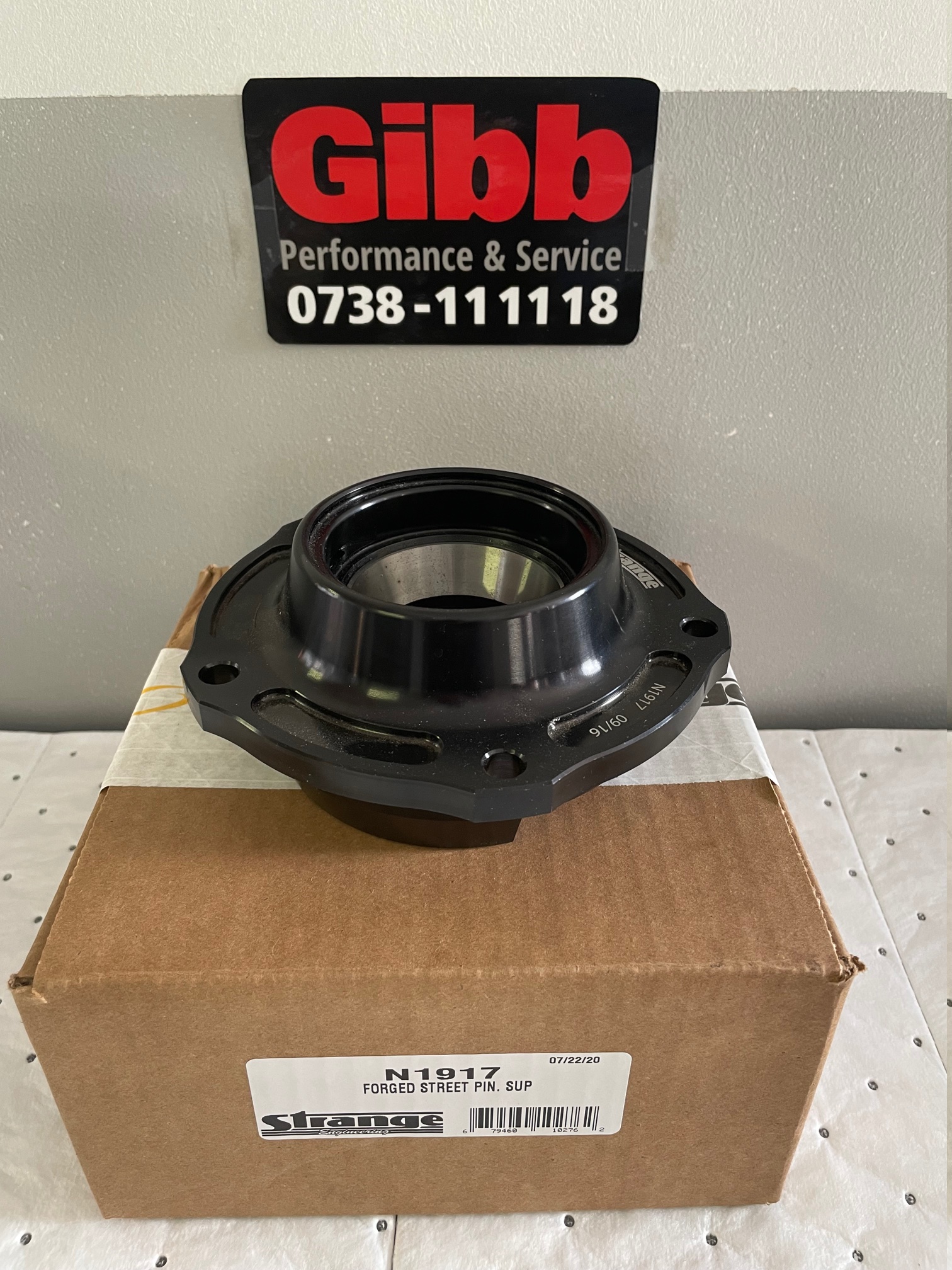 Strange Aluminium Daytona Support 9" svart