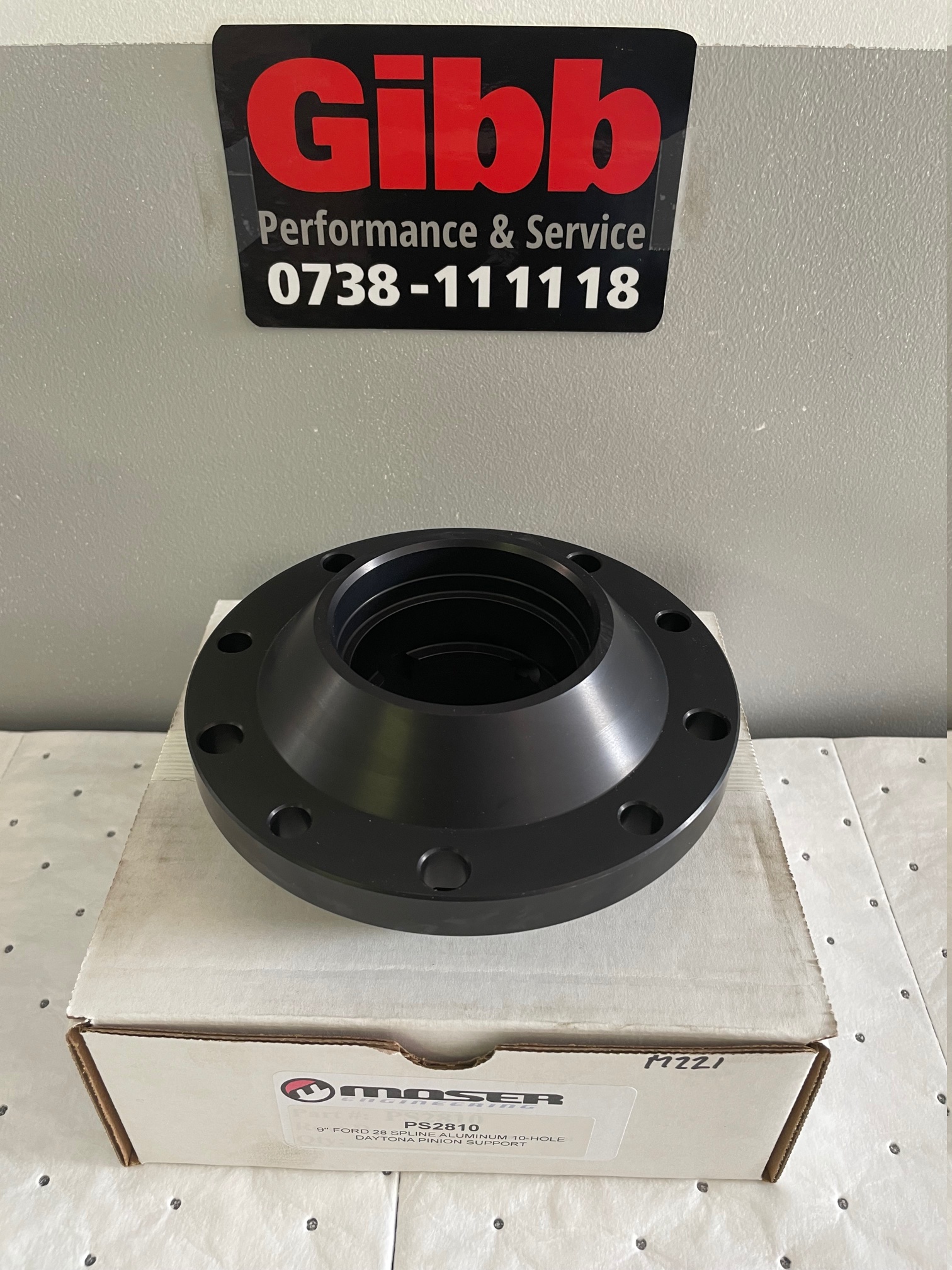 Moser Aluminium Support F9" 10 håls
