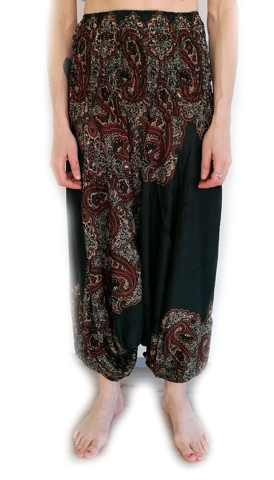 Paisley Bred resår Haremsbyxor