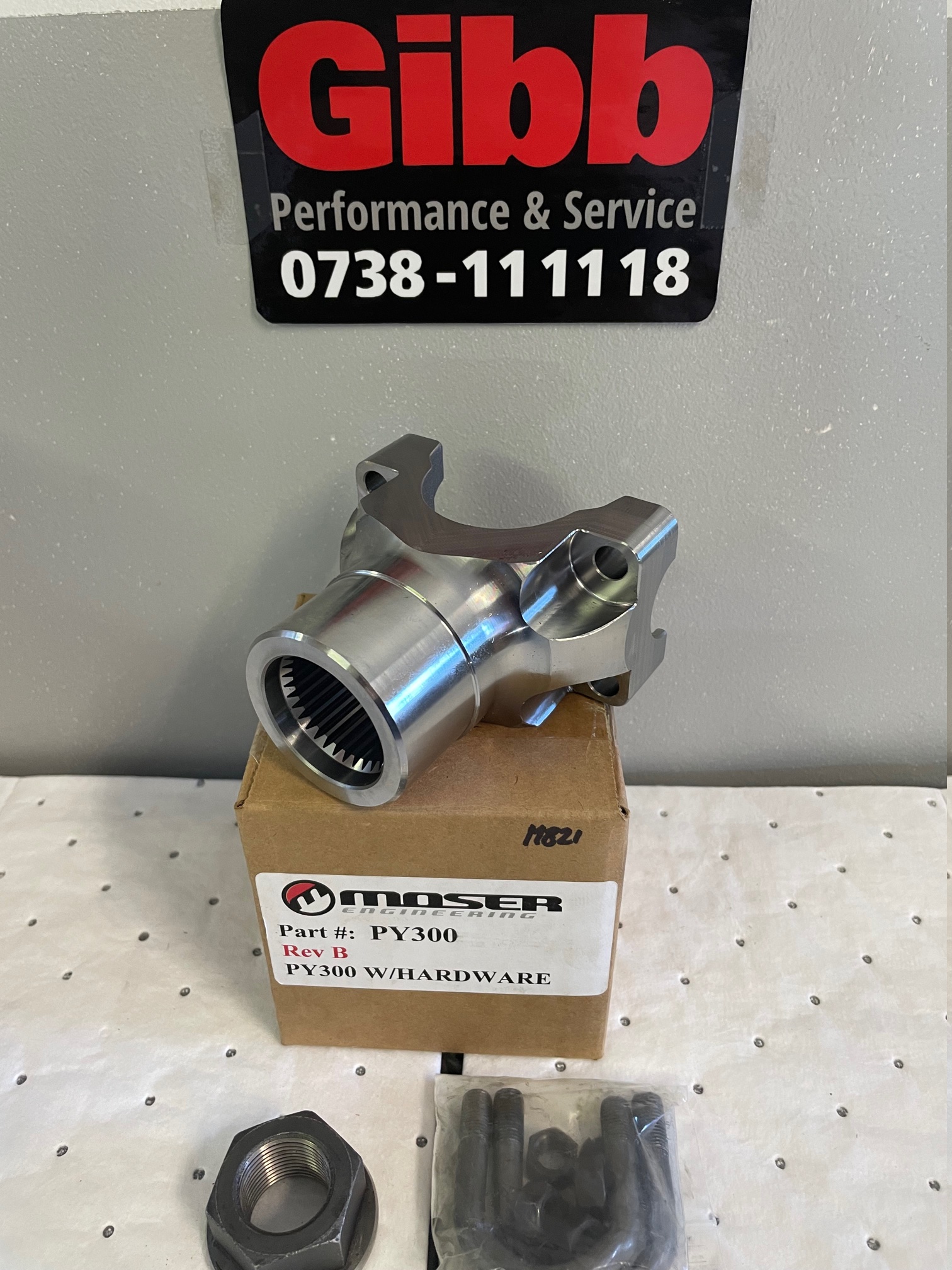 Moser piniong yoke F9" 35 splines (1350)