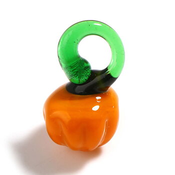 Charm   Glass pendant,  Pumkin