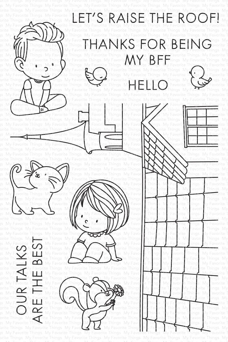 MY FAVORITE THINGS -YUZU Shout It from the Rooftops STAMP & DIE SET