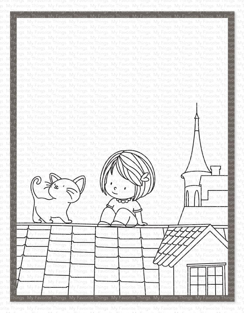 MY FAVORITE THINGS -YUZU Shout It from the Rooftops STAMP & DIE SET - 7