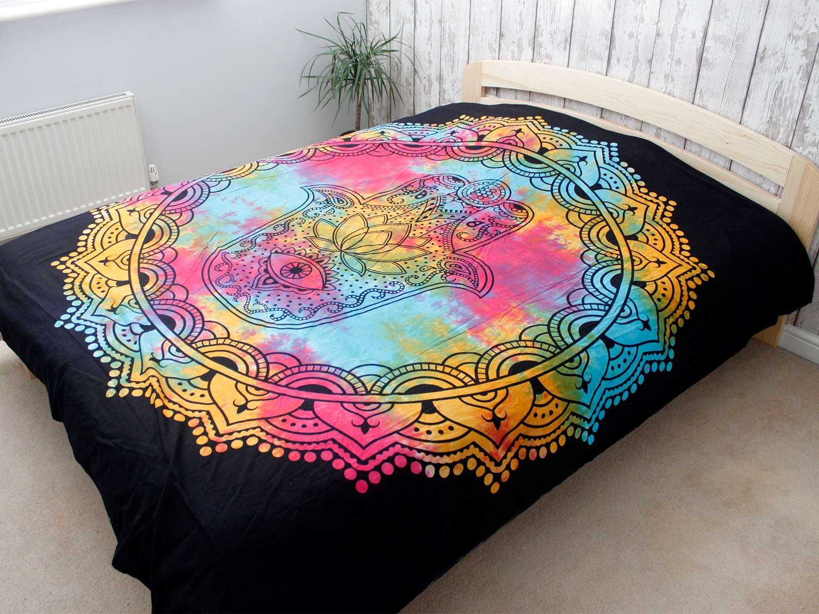 Väggbonad / Sängöverkast -  Hamsa Batik - Dubbel (230cm) - 4