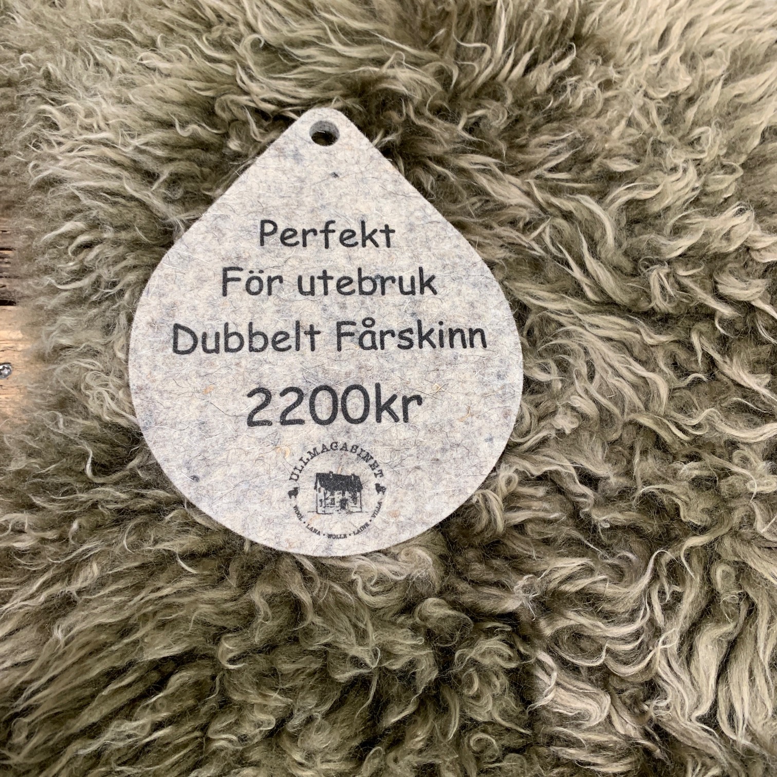 Dubbellångt Nya Zeeländskt fårskinn för Adiron däckstol - 13