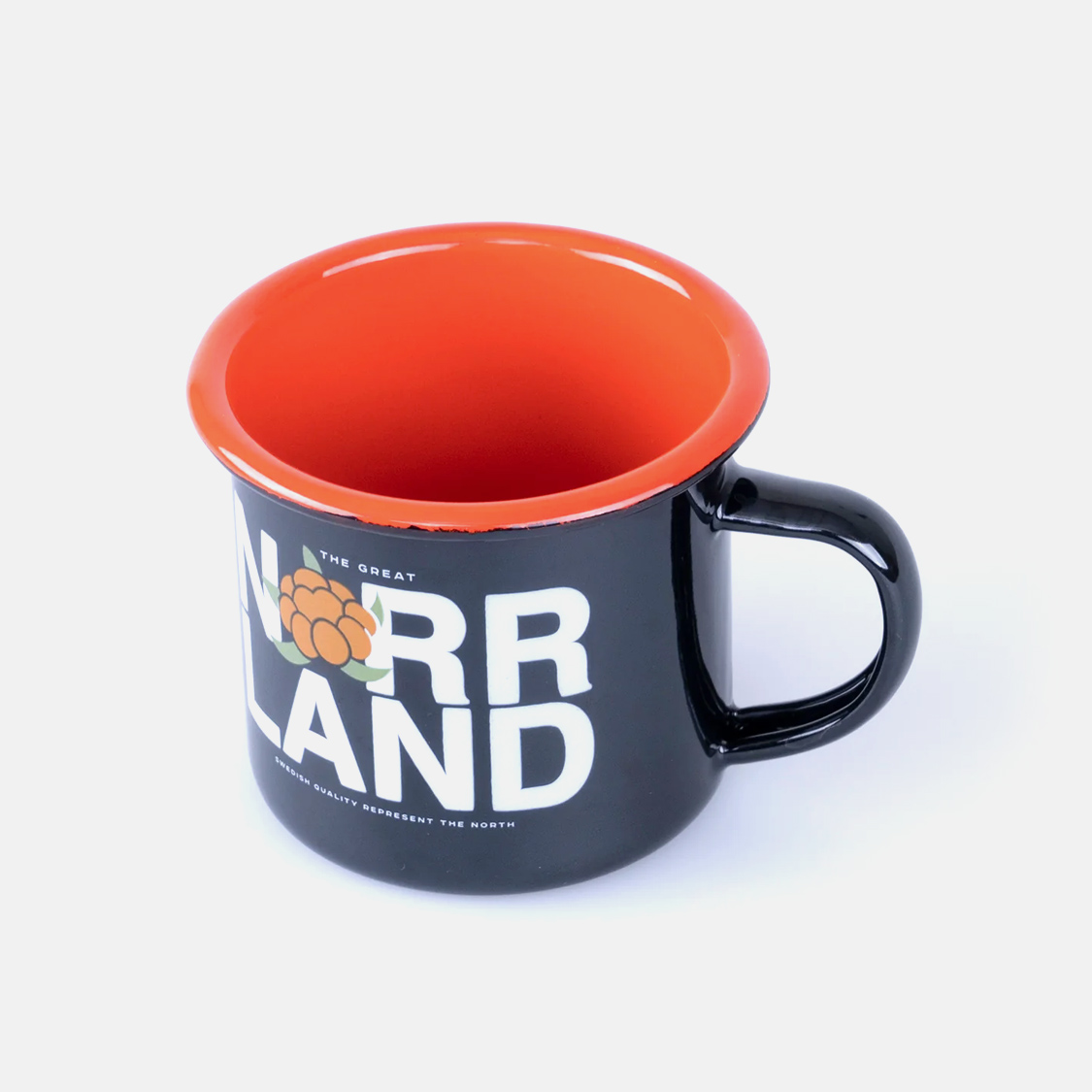SQRTN - Emaljmugg Represent 400ml Black - 2