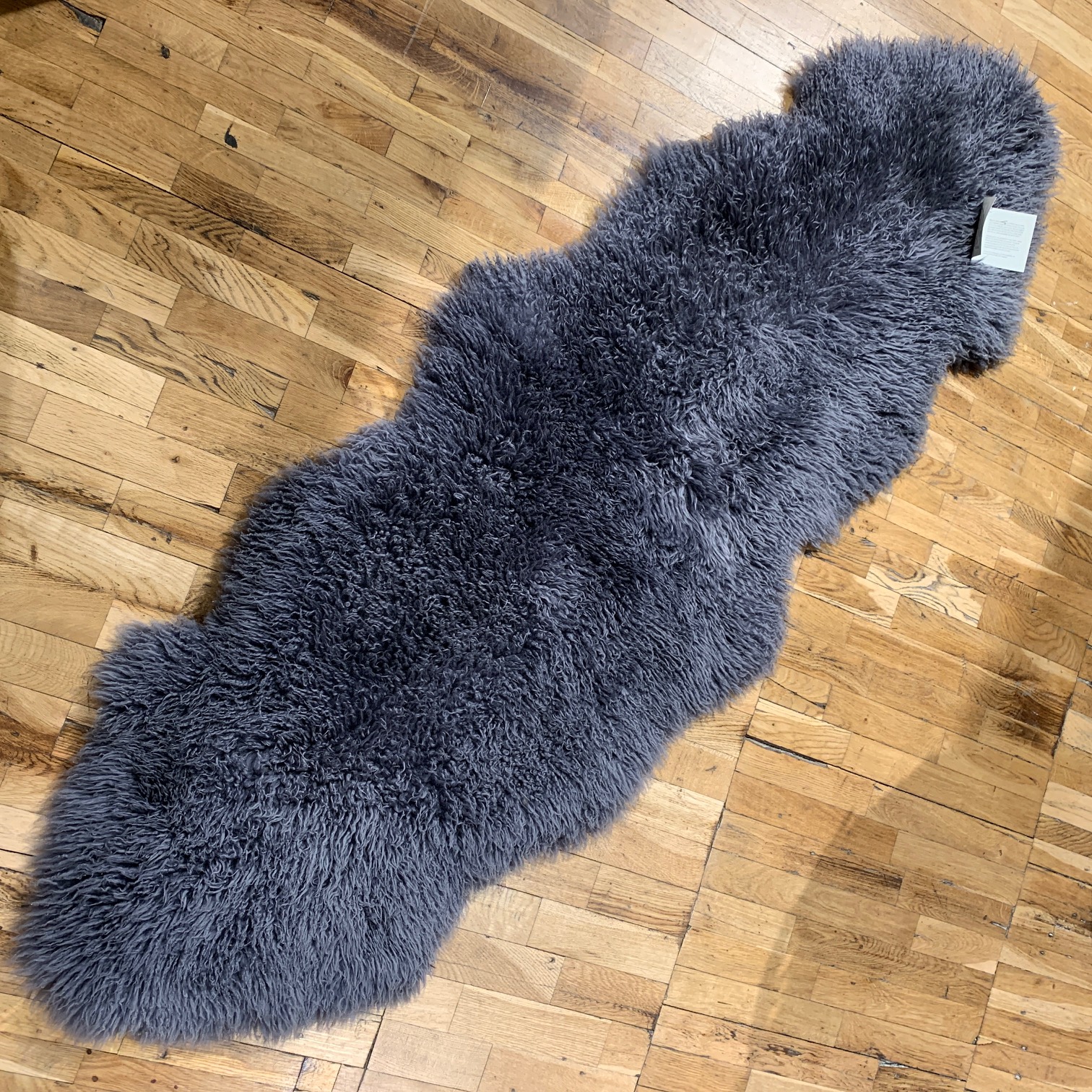Nya Zeeländskt Dubbelt hopsytt fårskinn i flera nyanser - 5