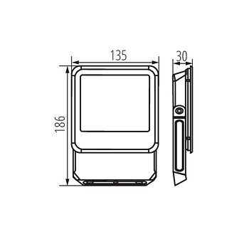 KANLUX Strålkastare IQ-LED FL 30W 4000K