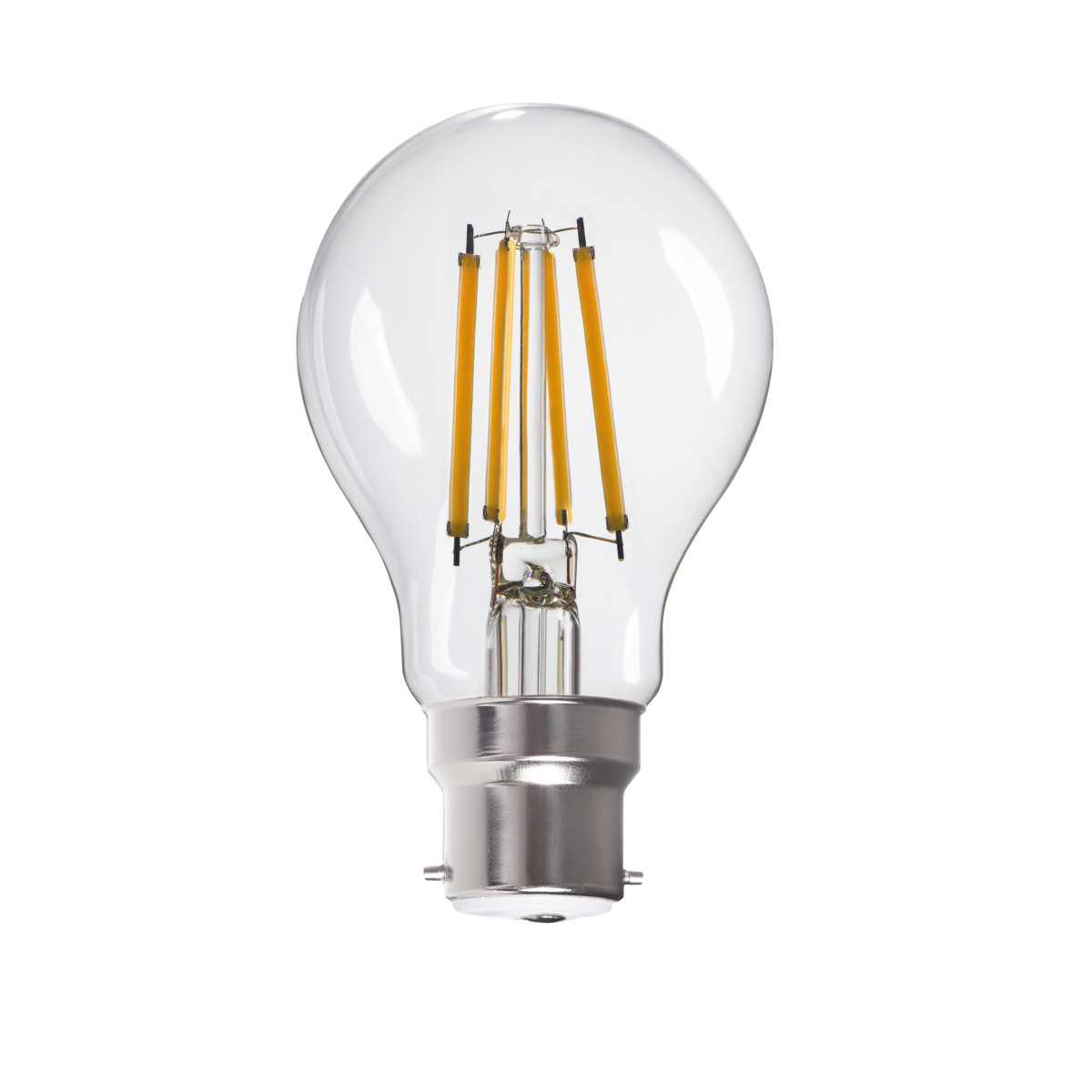 KANLUX LED B22 klar 7W (60W) 2700K  - 2