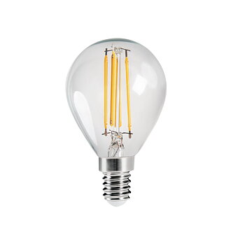 KANLUX LED E14 litet klot 4,5W (40W) 2700K fast klar