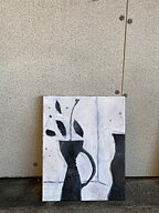 "Blanc et noir"/ petite 1, tavla akryl orginal