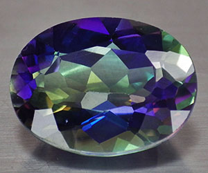 Piedra preciosa de cuarzo arcoíris natural ovalada grande de 12,54 ct muy hermosa - 3
