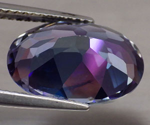 Piedra preciosa de cuarzo arcoíris natural ovalada grande de 6,90 ct muy hermosa - 2