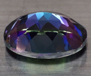 Piedra preciosa de cuarzo arcoíris natural ovalada grande y muy hermosa de 8,20 ct - 2