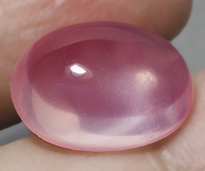 Piedra preciosa de cuarzo rosa estrella natural inusual grande de 9,10 ct - 3