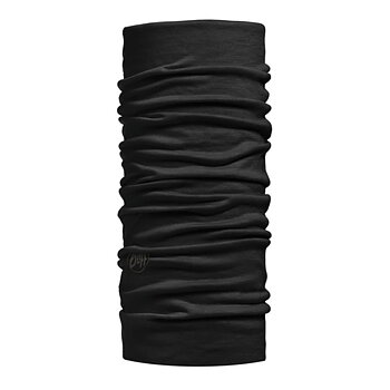  Multifunktionell textiltub - BUFF Merino Lightweight Solid Black