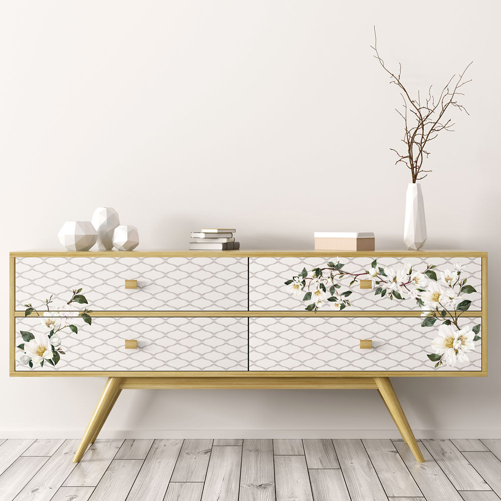 Transfer White Magnolia  - 2